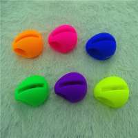 Portable Silicone Microfiber Mobile Phone Stand / silicone rubber holder